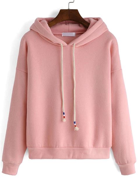 dusky pink hoodies for women.